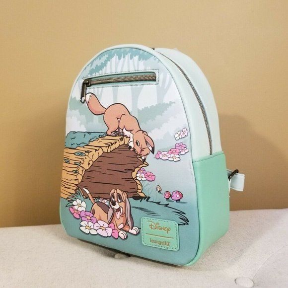 Loungefly Disney Fox And The Hound Cooper Tod Playful Mini Backpack NEW - Picture 10 of 14